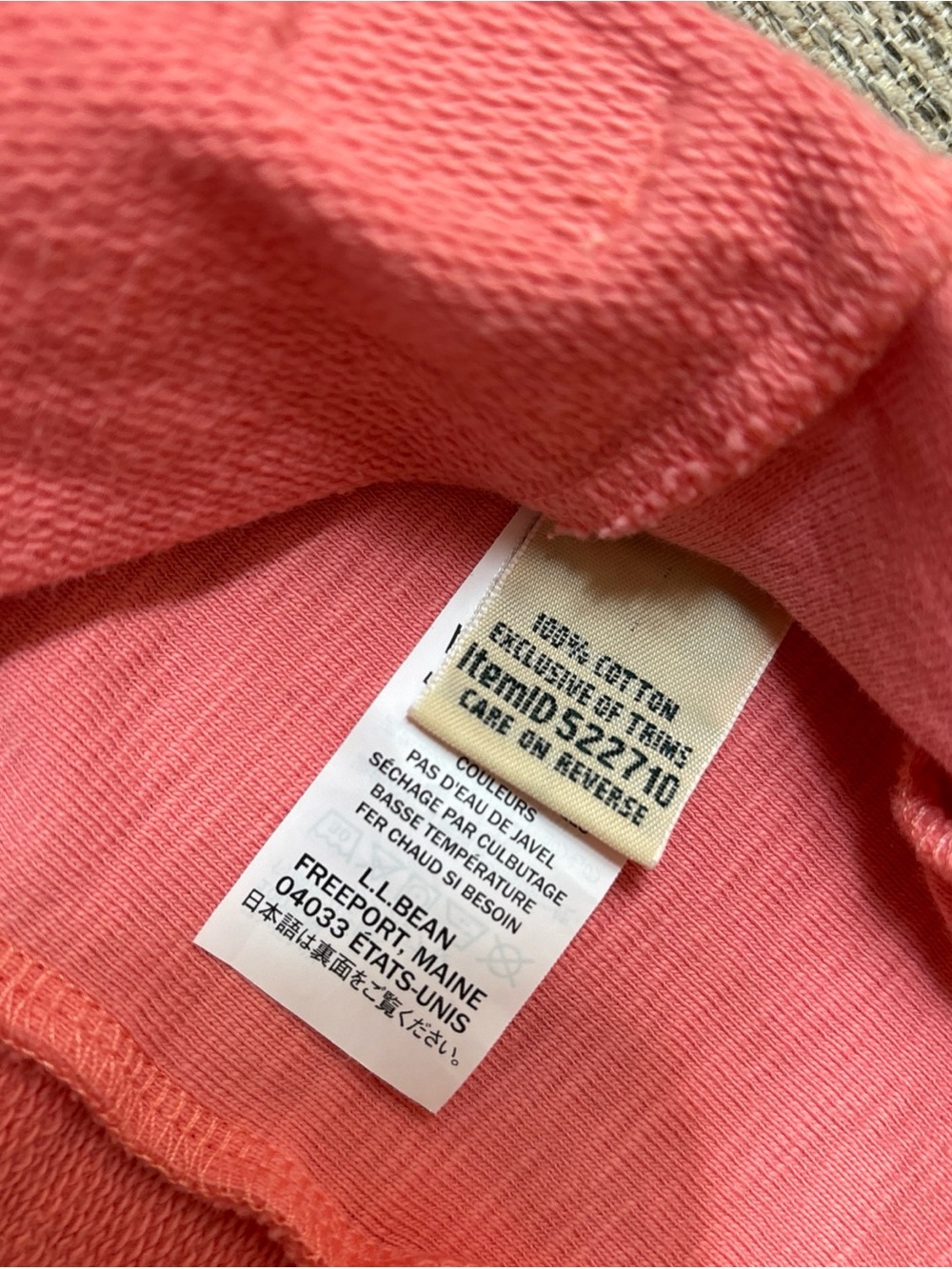 L.L. Bean Coral Short-Sleeve women’s sweater fair condition Sz s - Picture 13 of 16